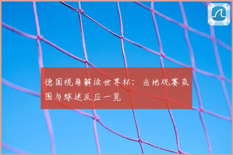 德国视角解读世界杯：当地观赛氛围与球迷反应一览