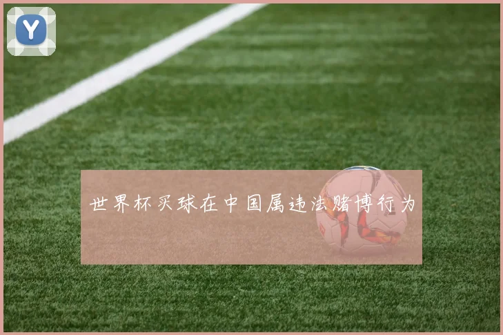 世界杯买球在中国属违法赌博行为