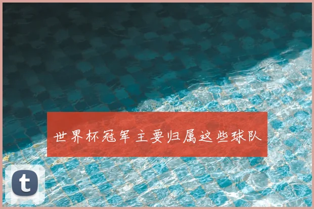 世界杯冠军主要归属这些球队